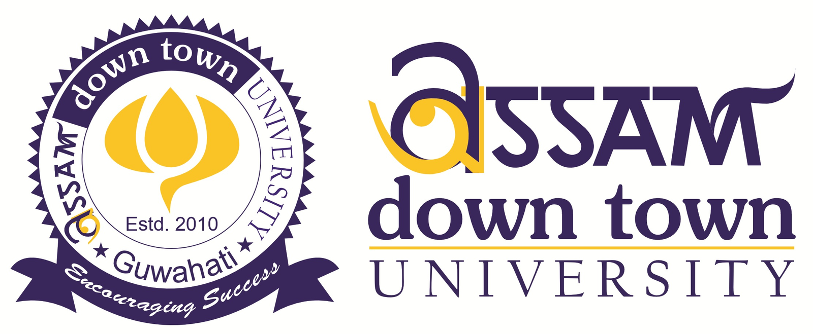Assam down town University Logo